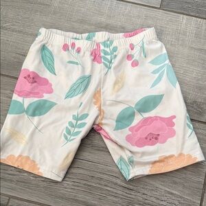 Dot dot smile kick shorts Floral Print Kids Shorts